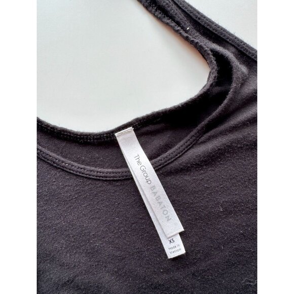 Aritzia GROUP BY BABATON Freddie Black Jersey Maxi Bodycon Tank Dress, Size XS - Picture 8 of 10